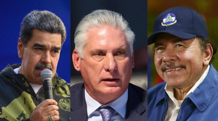 maduro junto a diaz canel y ortega