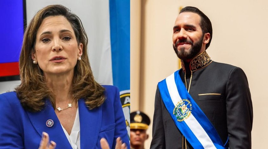 critican a maria elvira salazar por elogiar a bukele