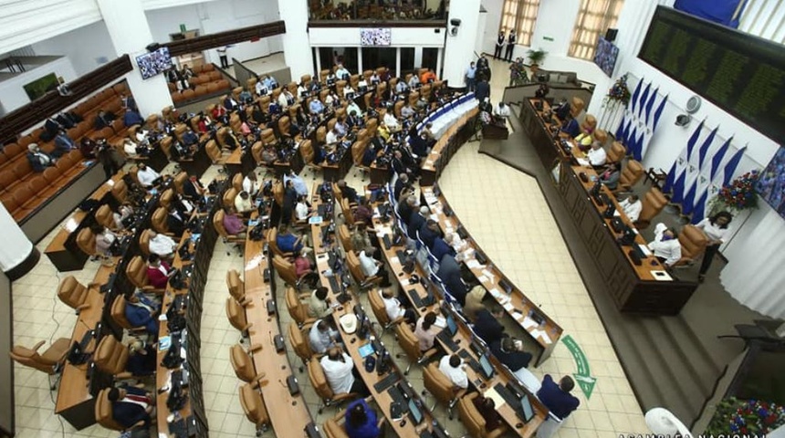 diputados sesion asamblea nacional nicaragua