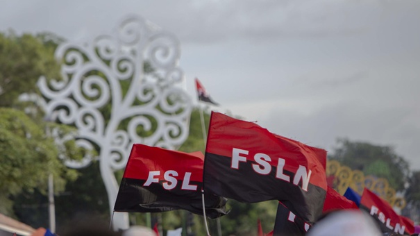 banderas fsln nicaragua