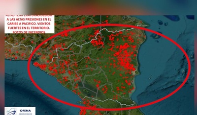 incendios forestales en nicaragua