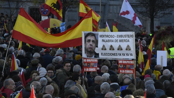 manifestaciones espana gobierno pedro sanchez