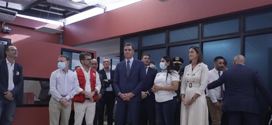 presidente gobierno espanol visita escuela taller comayagua hondura