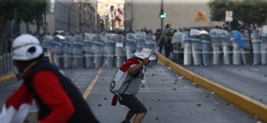 protestas en peru