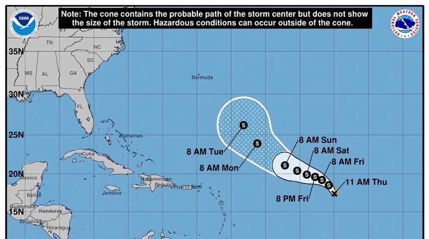 tormenta tropical rina atlanticos