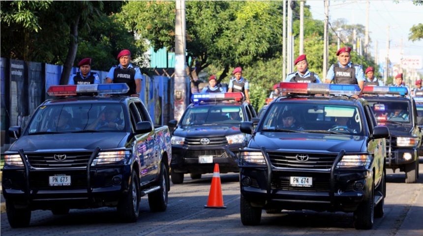 despliegue policial fiestas ano nuevo nicaragua