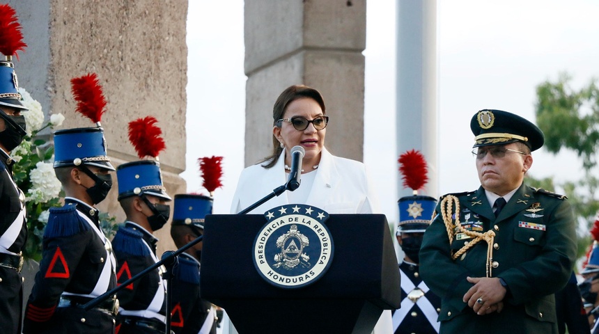 xiomara castro presidenta de honduras sobre bloqueo nicaragua