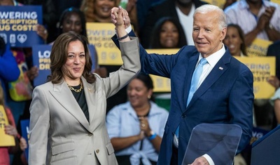 kamala harris junto joe biden maryland