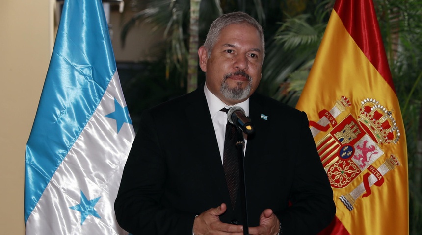 eduardo reina ministro relaciones exterirores honduras