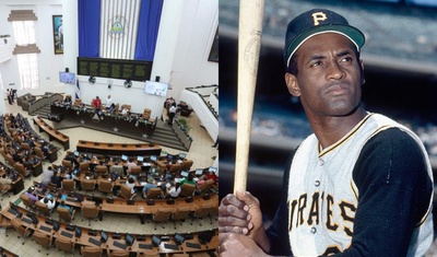 declaran heroe a roberto clemente