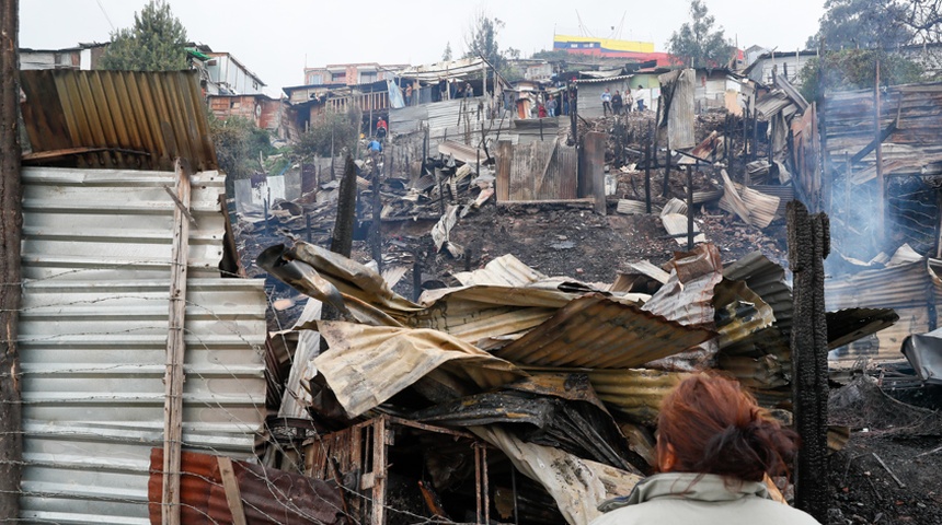 incendio casas colombia