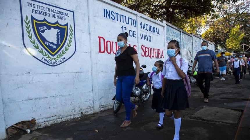 estudiantes colegios publicos nicaragua