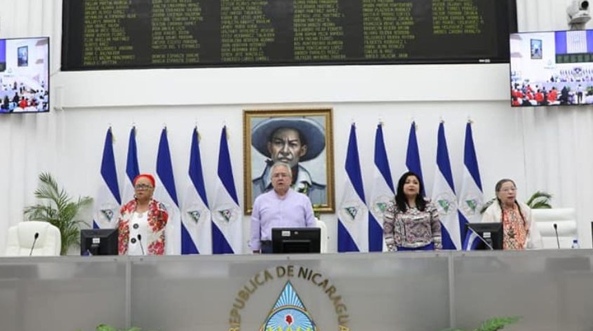 junta directiva de la asamblea nacional de nicaragua