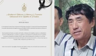 muerte ingeniero japones honduras