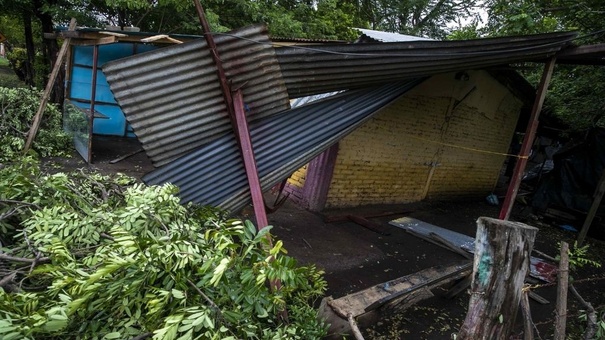 tormenta bonnie bota casas en nicaragua