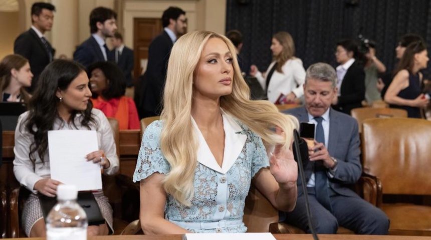 paris hilton congreso estados unidos