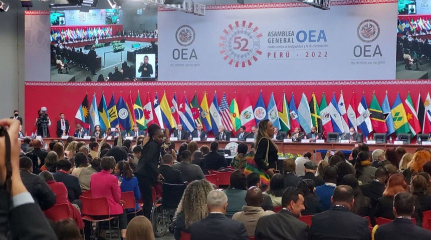 asamblea general de la oea en lima, peru