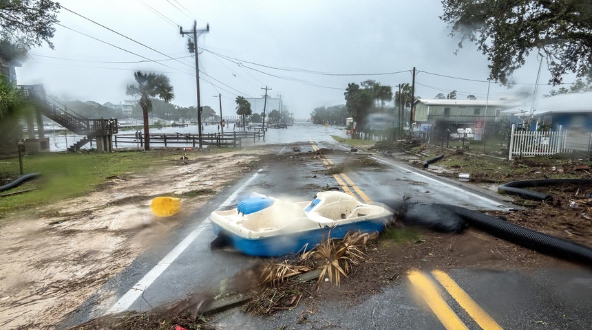 huracan idalia toca tierra florida