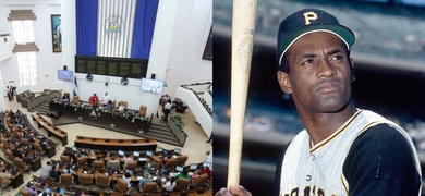 declaran heroe a roberto clemente