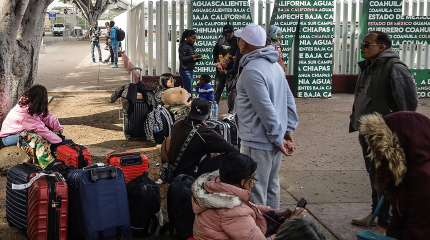 migrantes mexico intentan cruzar eeuu