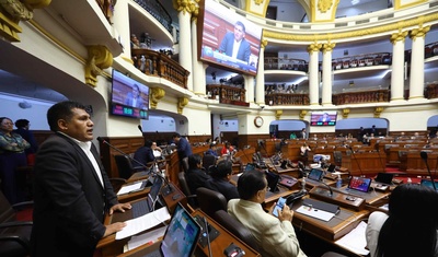 congreso peru debate adelanto elecciones