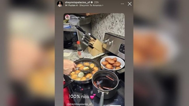 historia instagram buñuelos sheynnis palacios