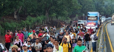 caravana migrantes centroamericanos a eeuu