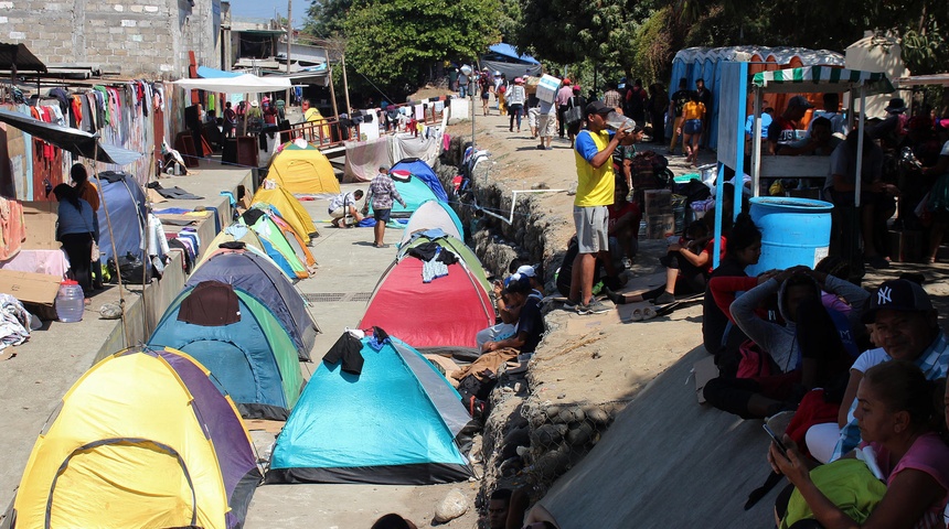 migrantes venezolanos frontera norte mexic