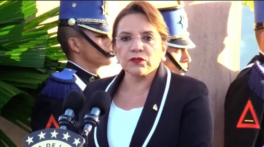 presidenta honduras nombre nueva ministra defensa