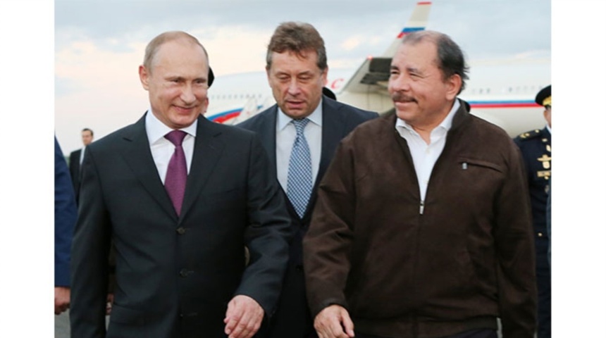 daniel ortega vladimir putin nicaragua