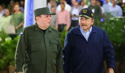 general julio cesar aviles y daniel ortega