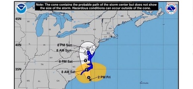 tormenta tropical ophelia