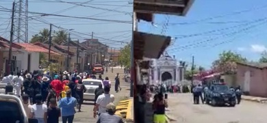 policia nandaime persecución iglesia católica