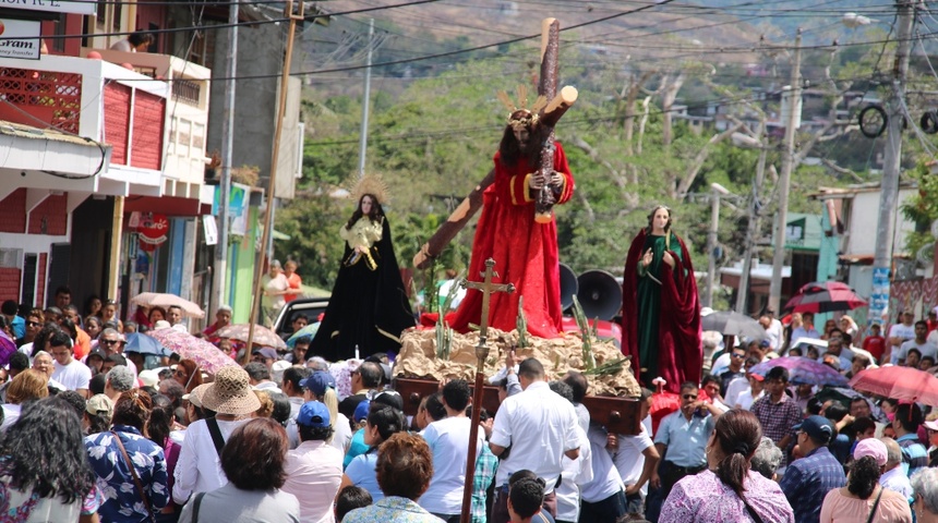 viacrucis calle de matagalpa