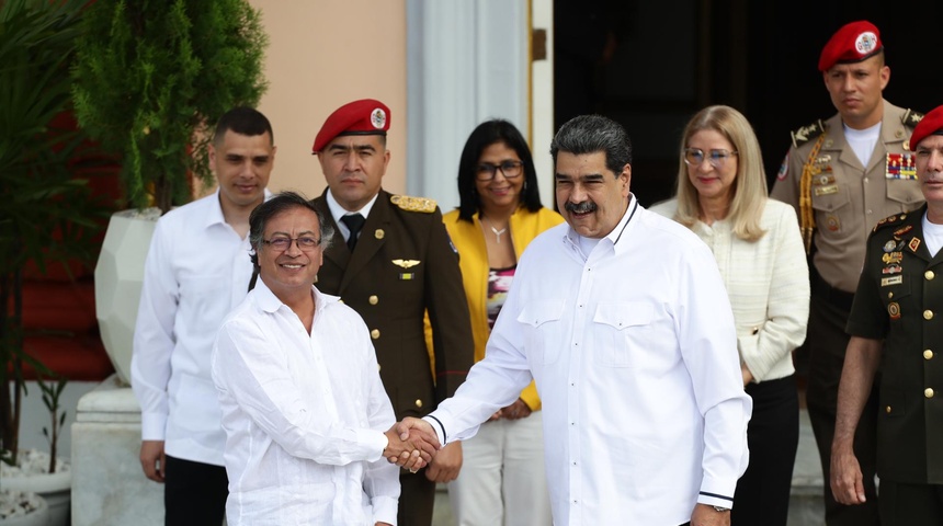 reunion gobernantes venezuela colombia