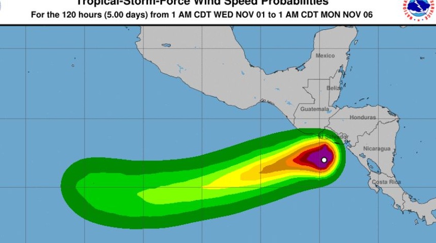 tormenta pilar nicaragua centroamerica