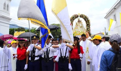 procesion virgen merced matagalpa