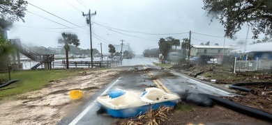 huracan idalia toca tierra florida