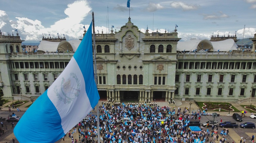 manifestaciones plaza central guatemala