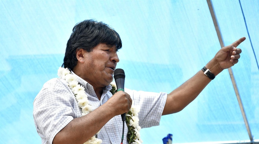 evo morales expresidente bolivia cuestiona plazo censo