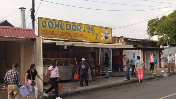 comedor quemado