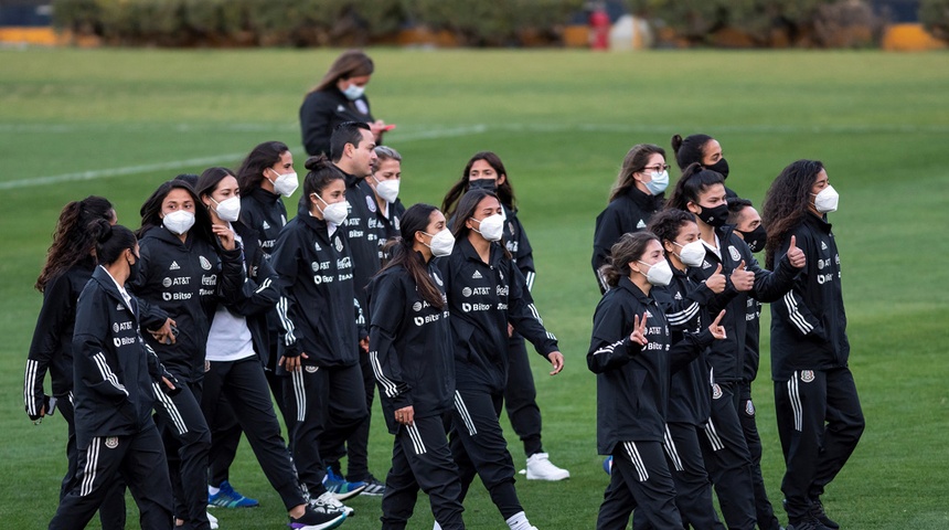 Selección femenina de fútbol Mexicano.