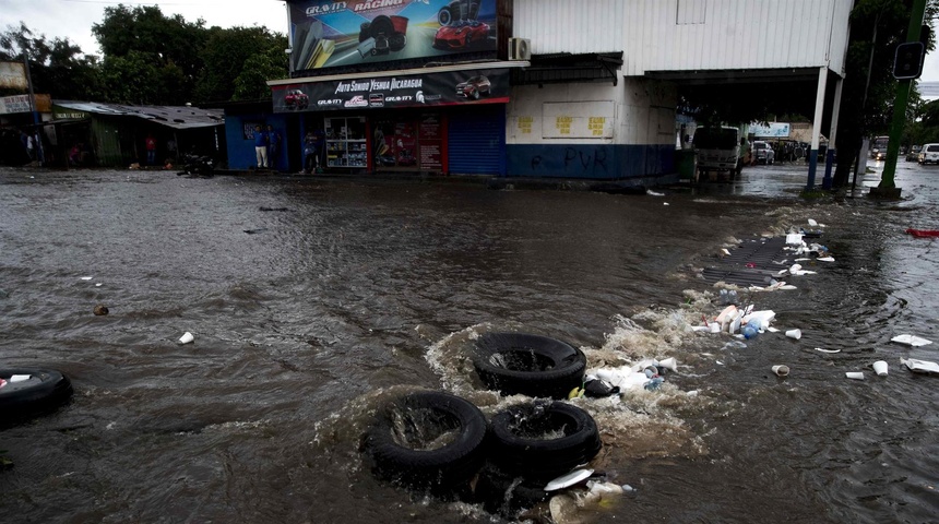 inundaciones fuertes lluvias managua nicaragua