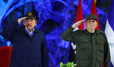 daniel ortega y julio aviles ejercitos centroamerica