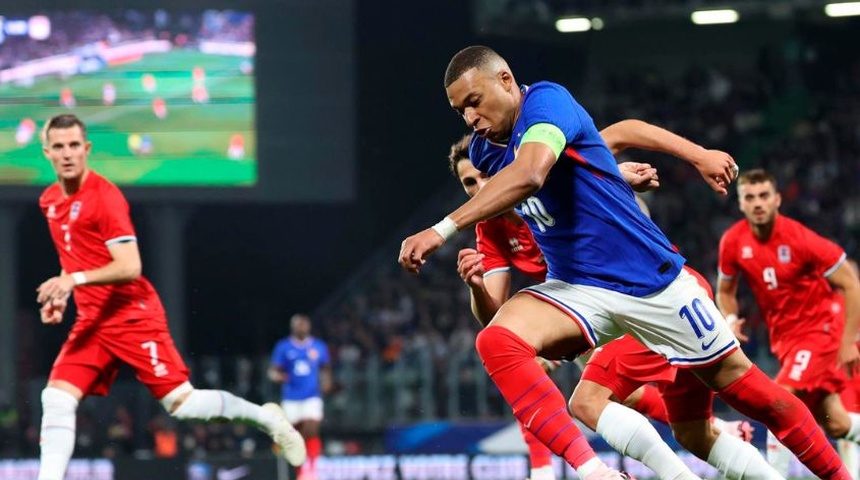 kylian mbappe juego francia luxemburgo