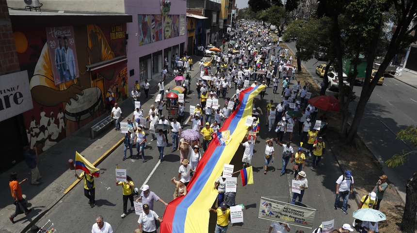 protestas contra gobierno presidente petro