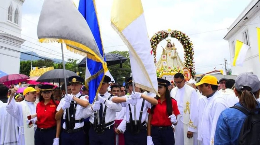 procesion virgen merced matagalpa