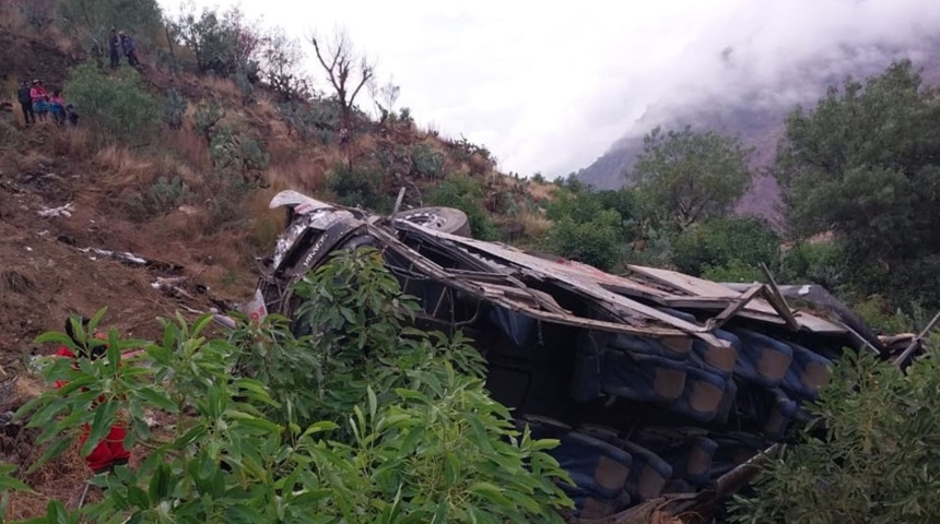 fallecidos accidente bus peru