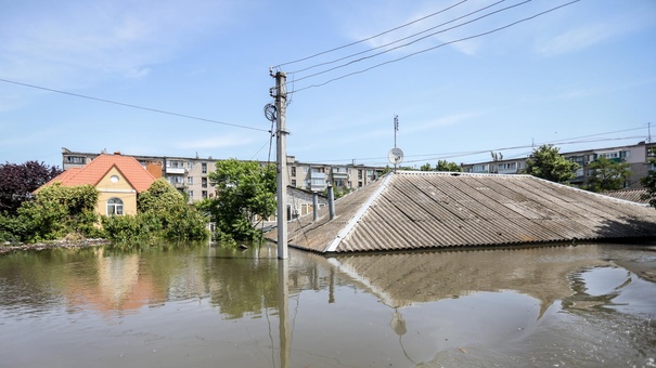 inundaciones ucrania guerra jerson