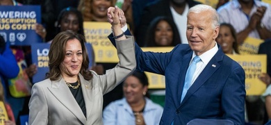 kamala harris junto joe biden maryland